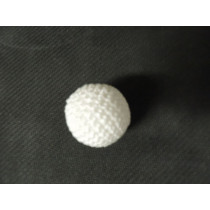 Crochet Ball Häkelball 2.5 cm weiss - Handarbeit