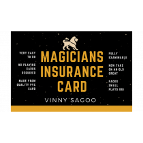Magicians Insurance Card (Gimmicks and Online Instructions) by Vinny Sagoo 