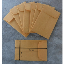 Manila Envelopes (20 Stück) 5,7 cm x 8,9 cm oder 10,8 x 6,3 cm