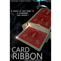 Card on Ribbon by Mickael Chatelain (RED)