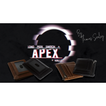 Apex Wallet Brown (Gimmick and Online instructions) by Thomas Sealey 