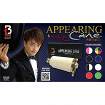Appearing Cane (Metal / Red & White) by Handsome Criss and Taiwan Ben Magic -