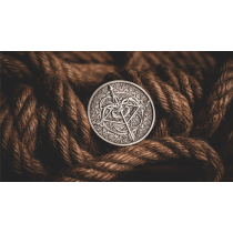 BOW AND ARROW COIN SILVER ( Gimmick and Online Instructions)  by Bacon Magic