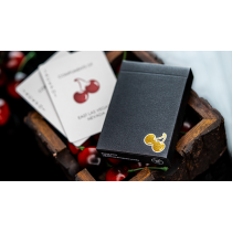 Cherry Casino House Deck (Monte Carlo Black and Gold) Playing Cards by Pure Imagination Projects