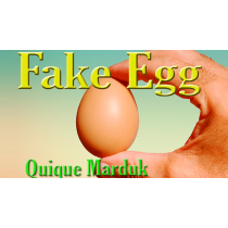Fake Egg Brown by Quique Marduk / PVC Ei