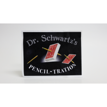 Dr. Schwartz's Pencil-Tration (Gimmicks and Online Instructions) by Martin Schwartz - (Deck color may vary)