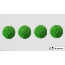Rope Balls 1 inch / Set of 4 (Green) by Mr. Magic - Trick
