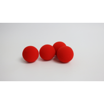 1.5" inch PRO Sponge Ball (Red) Bag of 4 from Magic by Gosh - Schwammbälle