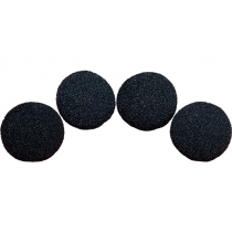 3 inch High Density Ultra Soft Sponge Ball (BLACK) Pack of 4 from Magic by Gosh