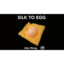 Silk To Egg (Brown/with Yellow silk) by Alan Wong
