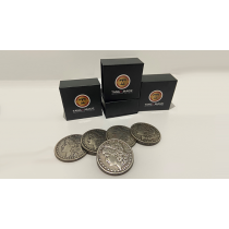 Replica Morgan Expanded Shell plus 4 coins (Gimmicks and Online Instructions) by Tango Magic