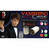 Vanishing Cane (Metal / Red & White Stripes) by Handsome Criss and Taiwan Ben Magic 