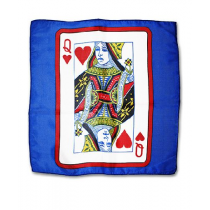 Sitta Card Silk - Blue - 30 cm (12 ) - Queen of Hearts