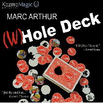 The (W)Hole Deck Red (DVD and Gimmick) by Marc Arthur