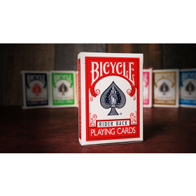  Bicycle Rider Back (Red)  - alte Kartenschachtel 