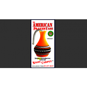 The American Prayer Vase Genie Bottle ORANGE by Big Guy's Magic