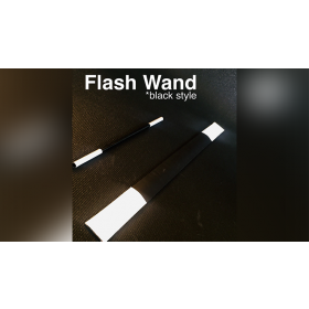 FLASH WAND (BLACK) by Victor Voitko (Gimmick and Online Instructions)