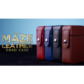 MAZE Leather Card Case (Blue) by Bond Lee 