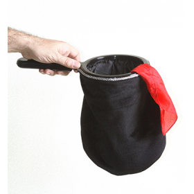 Change Bag Velvet REPEAT WITH ZIPPER (Black) by Bazar de Magia   - Changierbeutel 3-fach