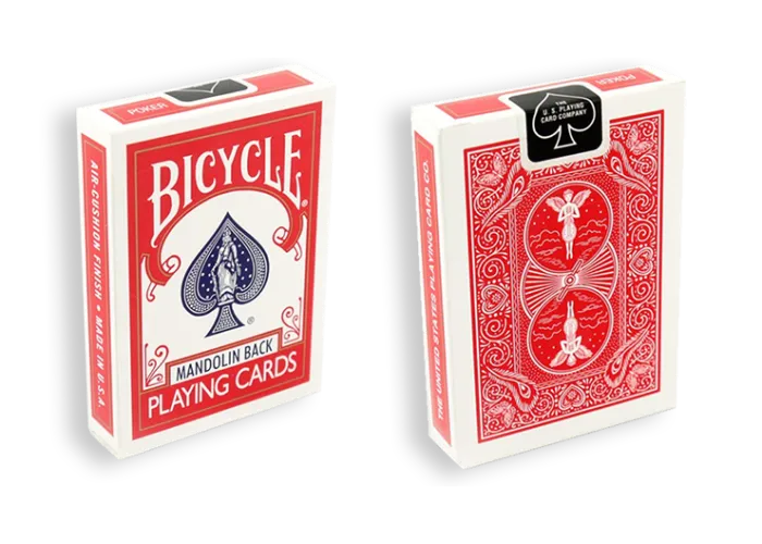 Bicycle Playing Cards 809 Mandolin Red by USPCC
