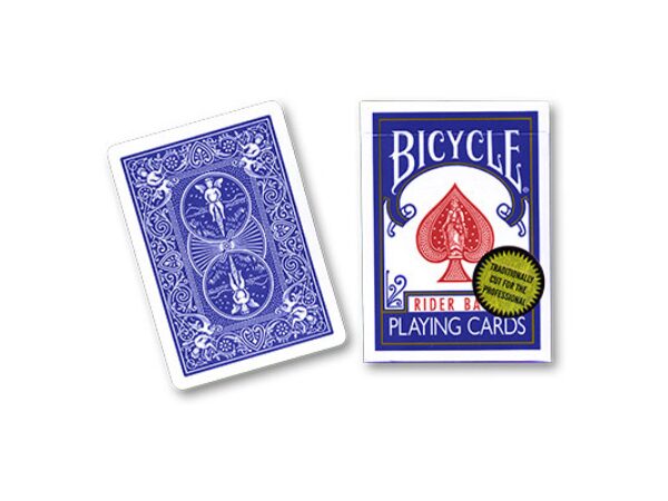 Bicycle playing cards (gold standard) blau
