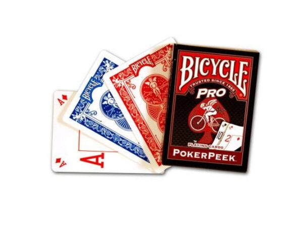 Bicycle Pro Poker Peek Karten (rot)