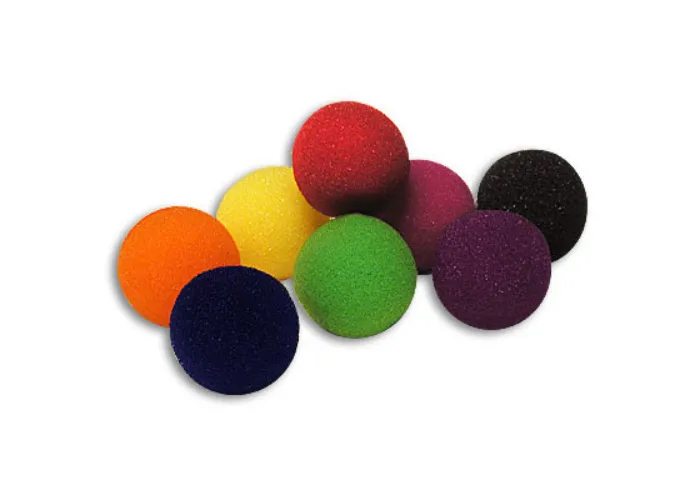 1.5" High super Soft Sponge Ball ( Schwammbälle grün  4-er)