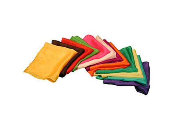 Seidentuch 20cm x 20 cm (9"x9") sortiert