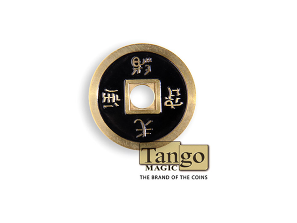 Dollar Size Chinese Coin (Black) by Tango (CH029)