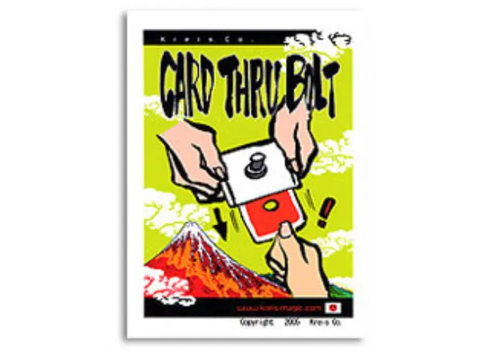Card Thru Bolt by Kreis Magic