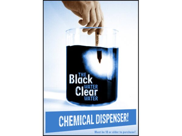 Black Water Clear Water Dispenser