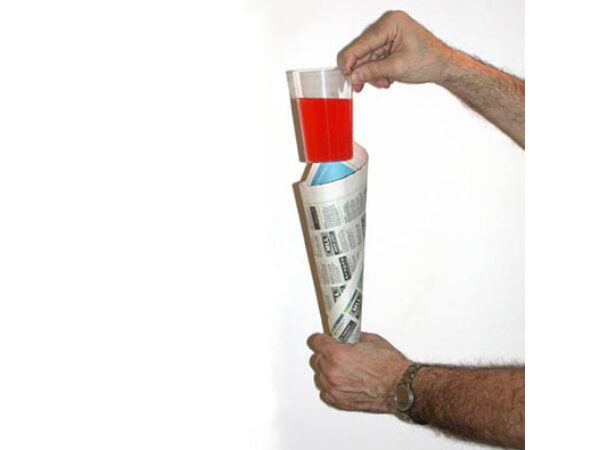 Comedy Glass in Paper Cone by Bazar de Magia