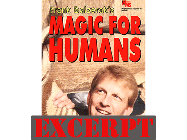 Sweet Flash video DOWNLOAD (Excerpt of Magic For Humans by Frank Balzerak - DVD)