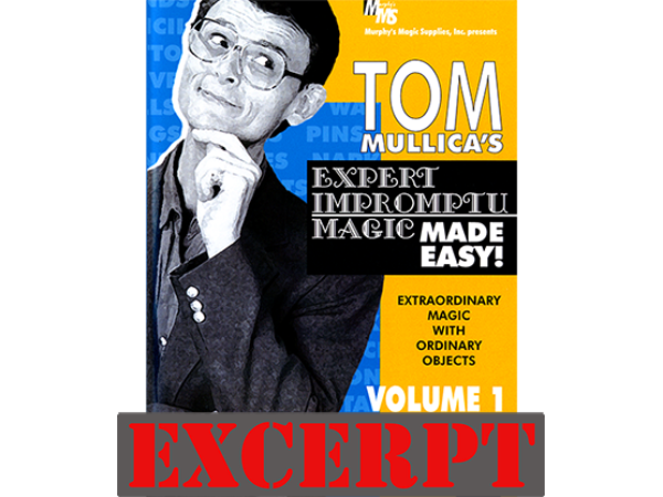 Karrel Fox's Napkin Vanish video DOWNLOAD (Excerpt of Mullica Expert Impromptu Magic Made Easy Tom Mullica- #1, DVD)