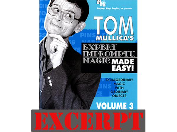 Stern Paper Fold video DOWNLOAD (Excerpt of Mullica Expert Impromptu Magic Made Easy Tom Mullica- #3, DVD)