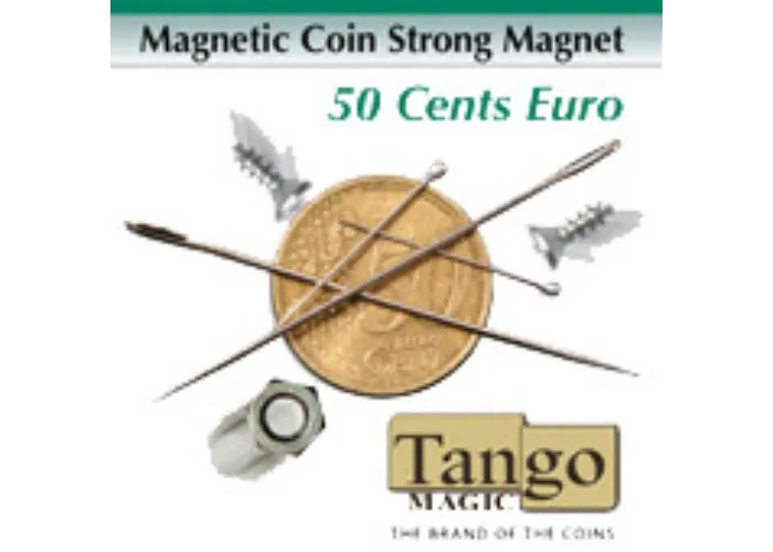Magnetic Coin Strong Magnet 50 cents Euro (E0019) by Tango