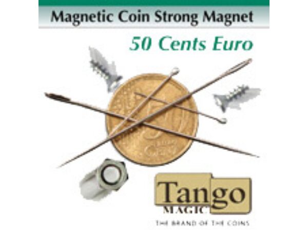 Magnetic Coin Strong Magnet 50 cents Euro (E0019) by Tango