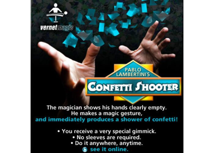 Confetti Shooter by Vernet Magic-Trick