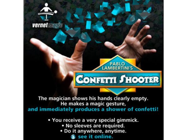 Confetti Shooter by Vernet Magic-Trick