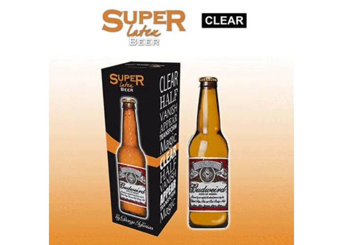 Super Latex Bierflasche (leer) braun