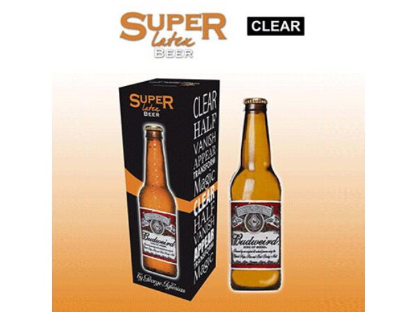 Super Latex Bierflasche (leer) braun