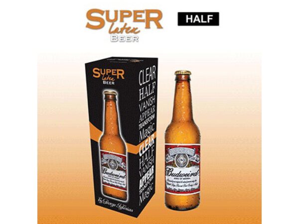 Super Latex Bierflasche  (Halb) braun