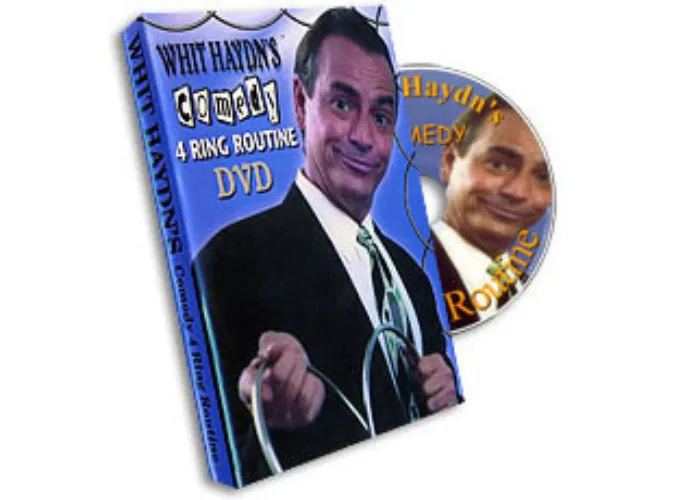 Comedy 4 Ring Routine  by Whit Haydn (DVD)