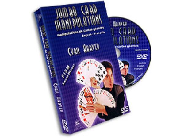 Jumbo Card Manipulations by Cyril Harvey (DVD)