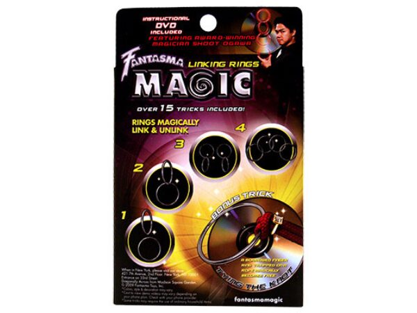 Close-Up Ringspiel (4 Ring Set) und Instruktions-DVD mit Shoot Ogawa