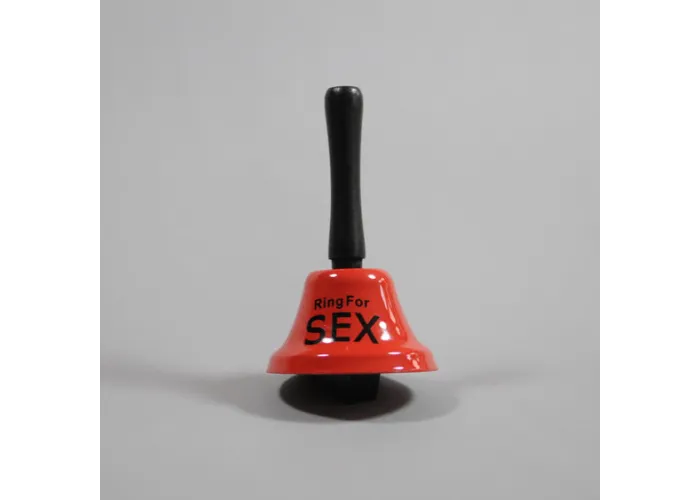 Metallglocke "Ring for Sex"