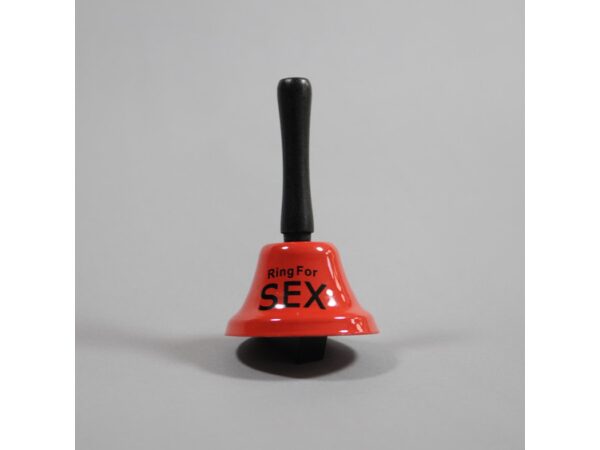 Metallglocke "Ring for Sex"