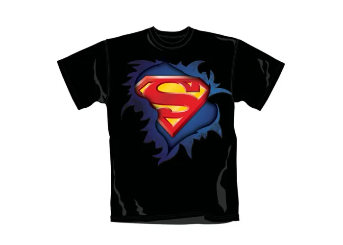 Superman Torn Logo T-Shirt
