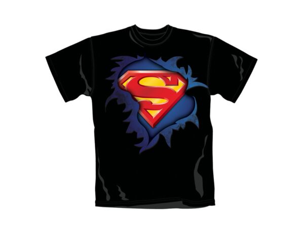 Superman Torn Logo T-Shirt
