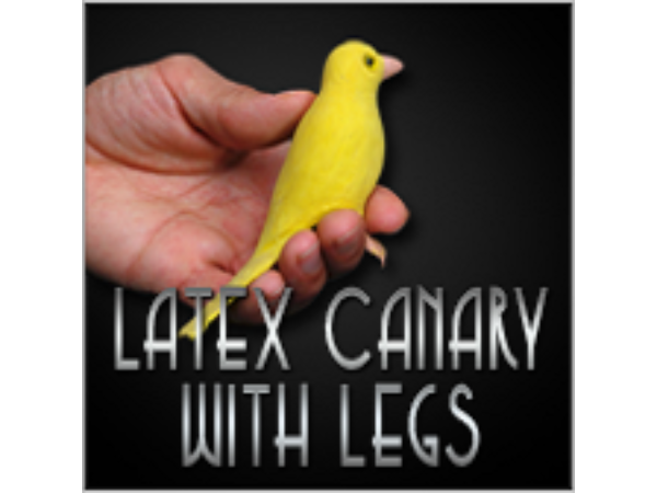 Latex Kanarienvogel mit Füssen
